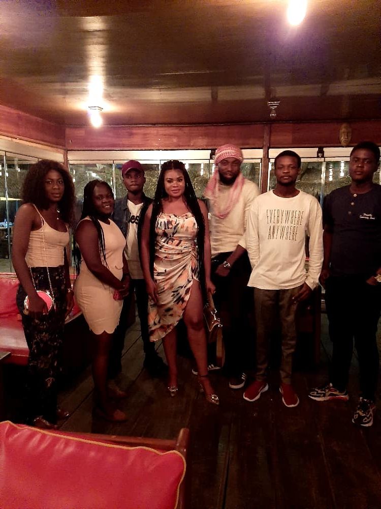 Yariah celebrates with friends and family in Ghana during her 28th birthday